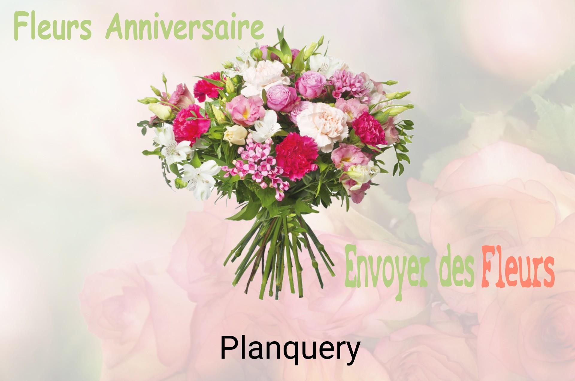Bouquet de fleurs d’anniversaire livré à Planquery