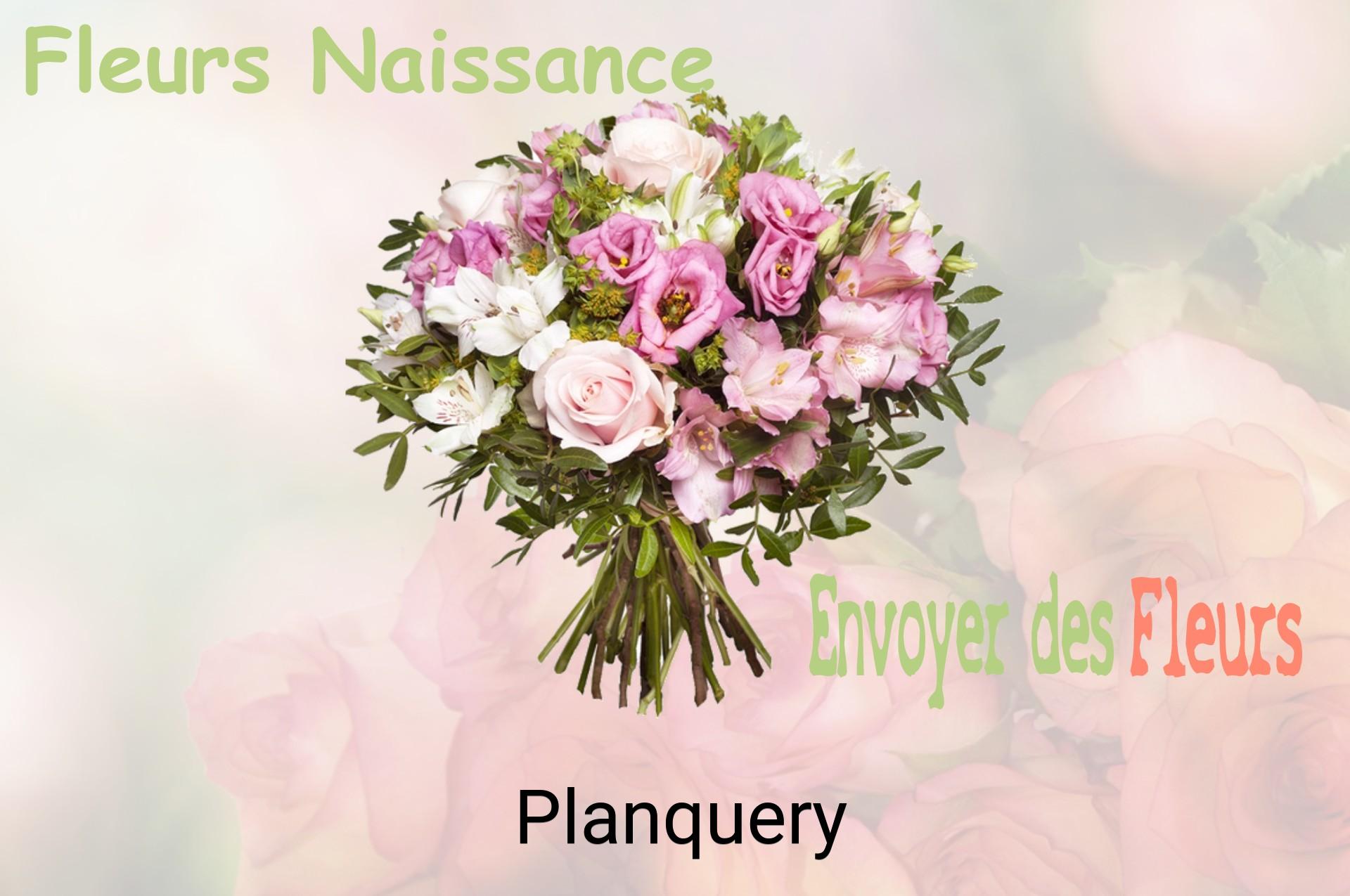 Bouquet de fleurs de naissance livré à Planquery